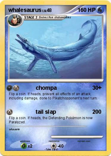 Pokemon whalesaurus