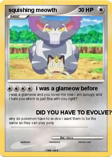 Pokemon squishing meowth