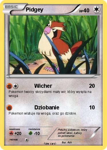 Pokemon Pidgey