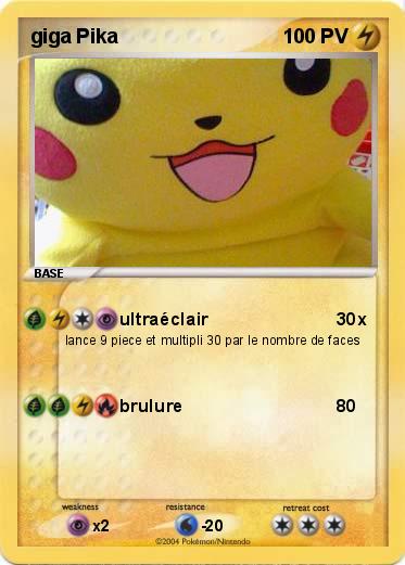 Pokemon giga Pika