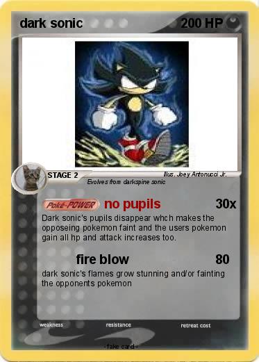 Pokemon dark sonic
