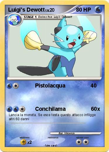 Pokemon Luigi's Dewott