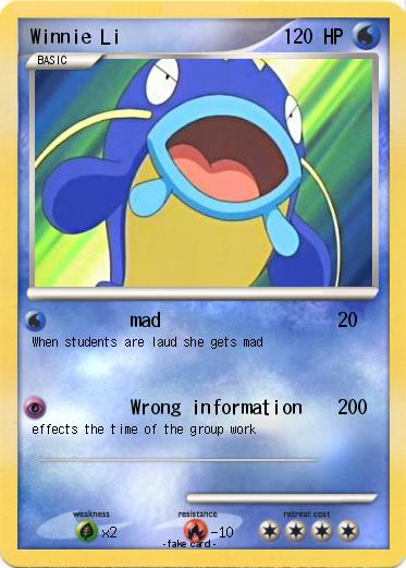 Pokemon Winnie Li