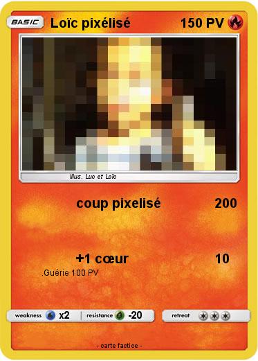 Pokemon Loïc pixélisé