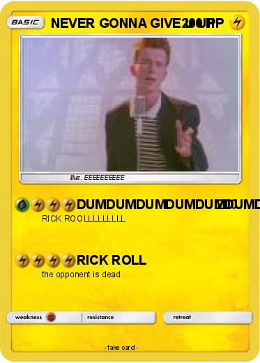 Pokemon NEVER GONNA GIVE U UP