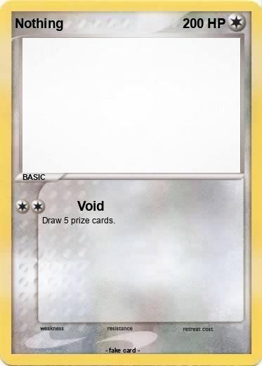 Pokemon Nothing