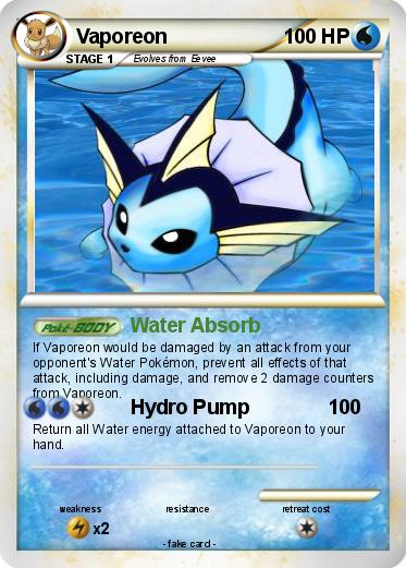 Pokemon Vaporeon