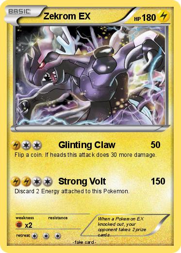 Pokemon Zekrom EX