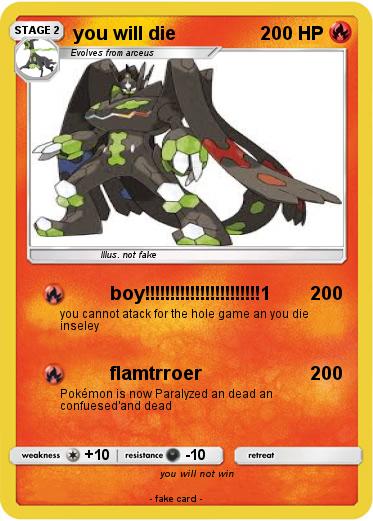 Pokemon you will die