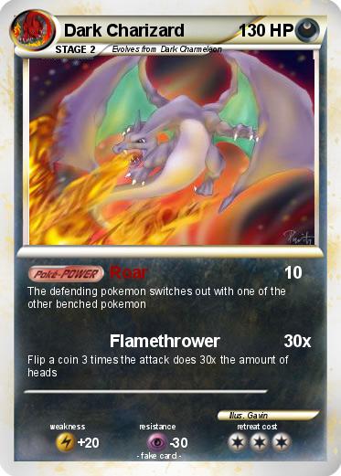 Pokemon Dark Charizard