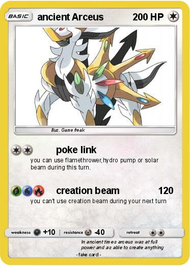 Pokemon ancient Arceus
