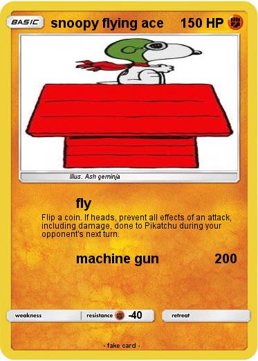 Pokemon snoopy flying ace