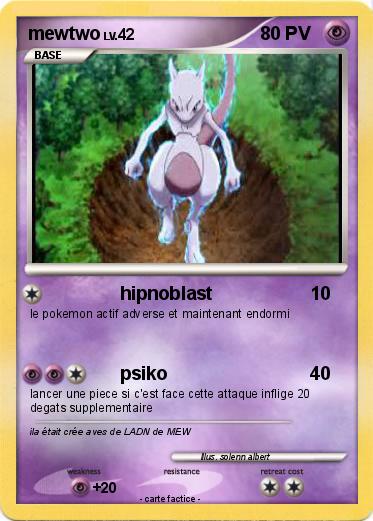 Pokemon mewtwo