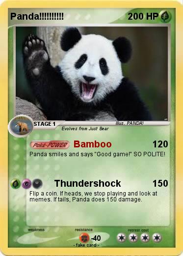 Pokemon Panda!!!!!!!!!!