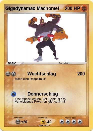 Pokemon Gigadynamax Machomei