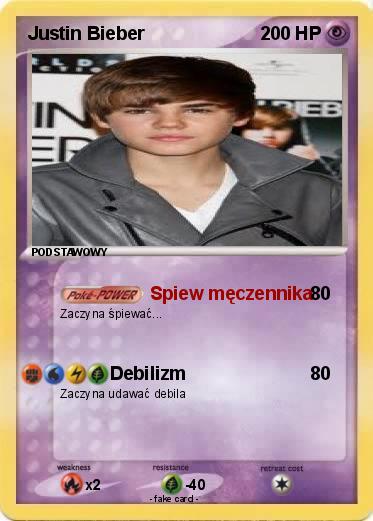 Pokemon Justin Bieber