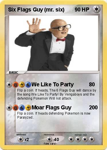 Pokemon Six Flags Guy (mr. six)