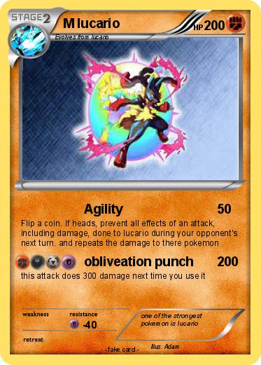 Pokemon M lucario