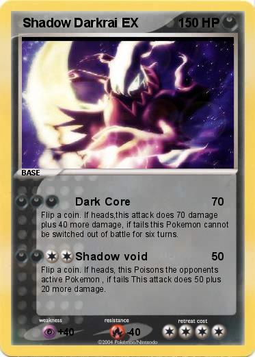 Pokemon  Shadow Darkrai EX