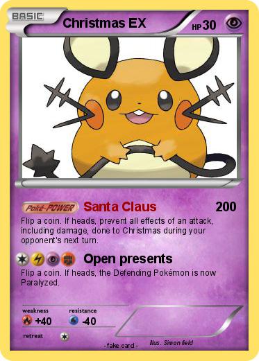 Pokemon Christmas EX