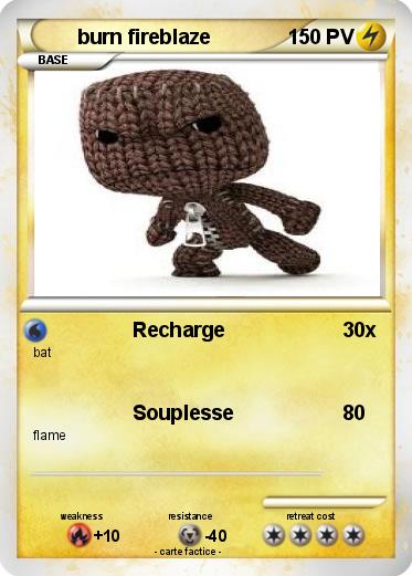 Pokemon burn fireblaze
