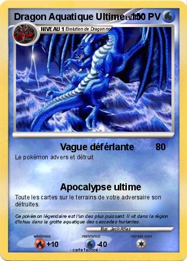 Pokemon Dragon Aquatique Ultime