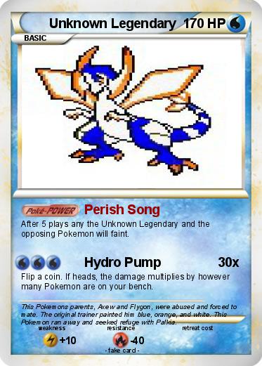 Pokemon Unknown Legendary