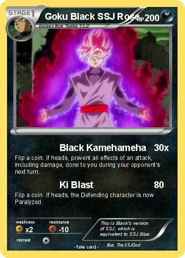 Pokemon Goku Black SSJ Rose