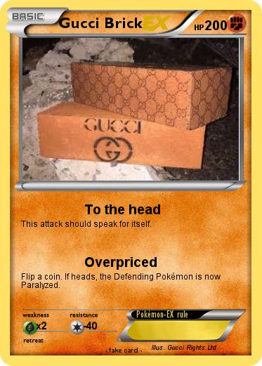 Pokemon Gucci Brick