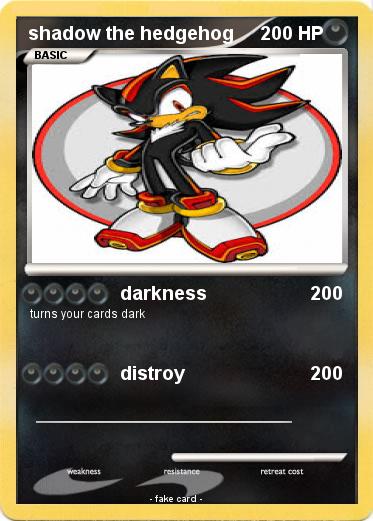 Pokemon shadow the hedgehog
