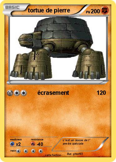 Pokemon tortue de pierre