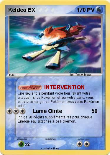 Pokemon Keldeo EX