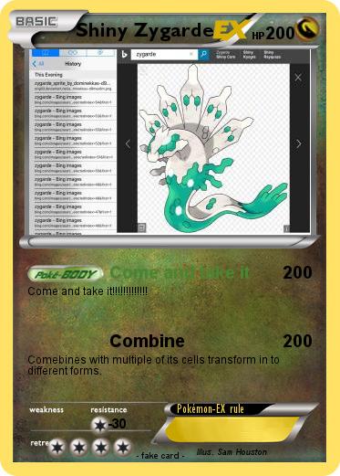 Pokemon Shiny Zygarde