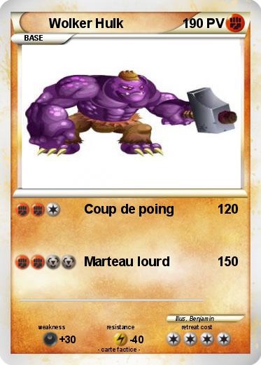 Pokemon Wolker Hulk