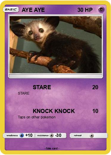 Pokemon AYE AYE