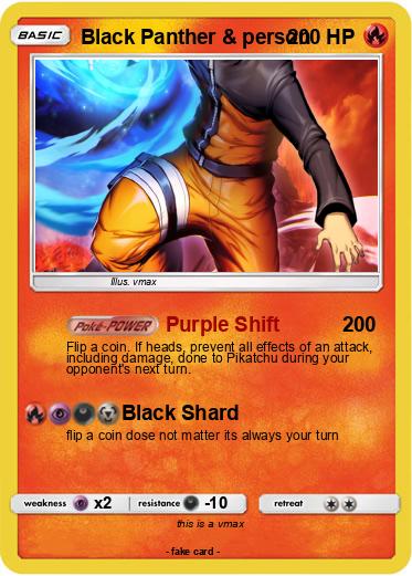 Pokemon Black Panther & person
