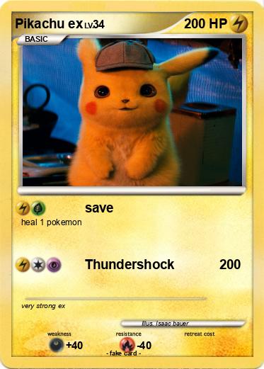 Pokemon Pikachu ex