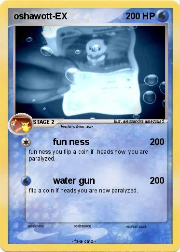 Pokemon oshawott-EX