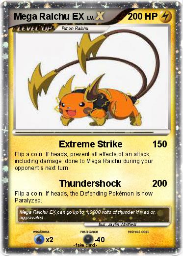 Pokemon Mega Raichu EX