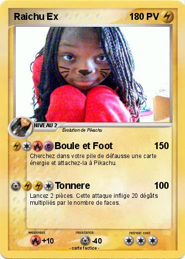 Pokemon Raichu Ex