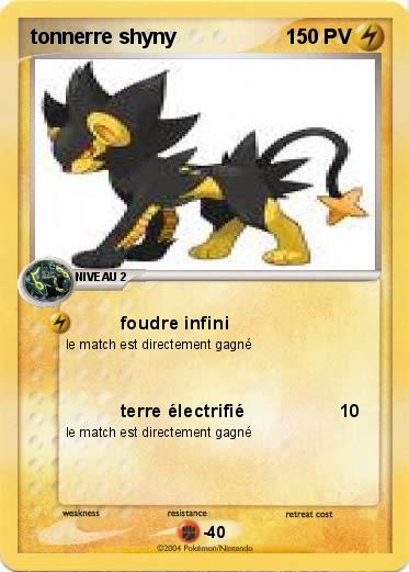 Pokemon tonnerre shyny