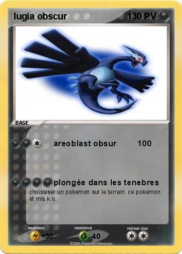 Pokemon lugia obscur 