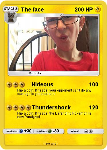 Pokemon The face