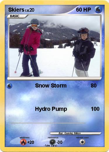 Pokemon Skiers