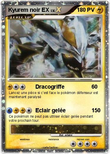 Pokemon Kyurem noir EX