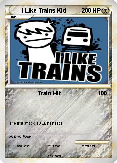 Pokemon I Like Trains Kid