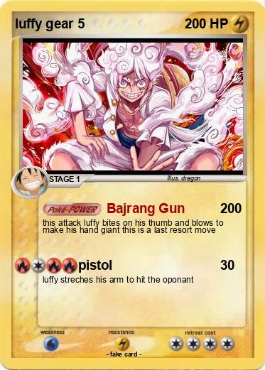 Pokemon luffy gear 5