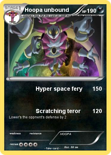 Pokemon Hoopa unbound