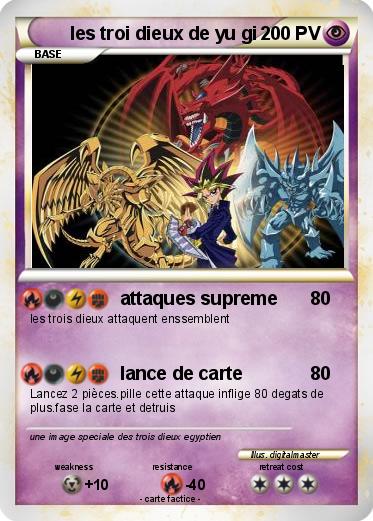 Pokemon les troi dieux de yu gi