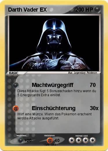 Pokemon Darth Vader EX
